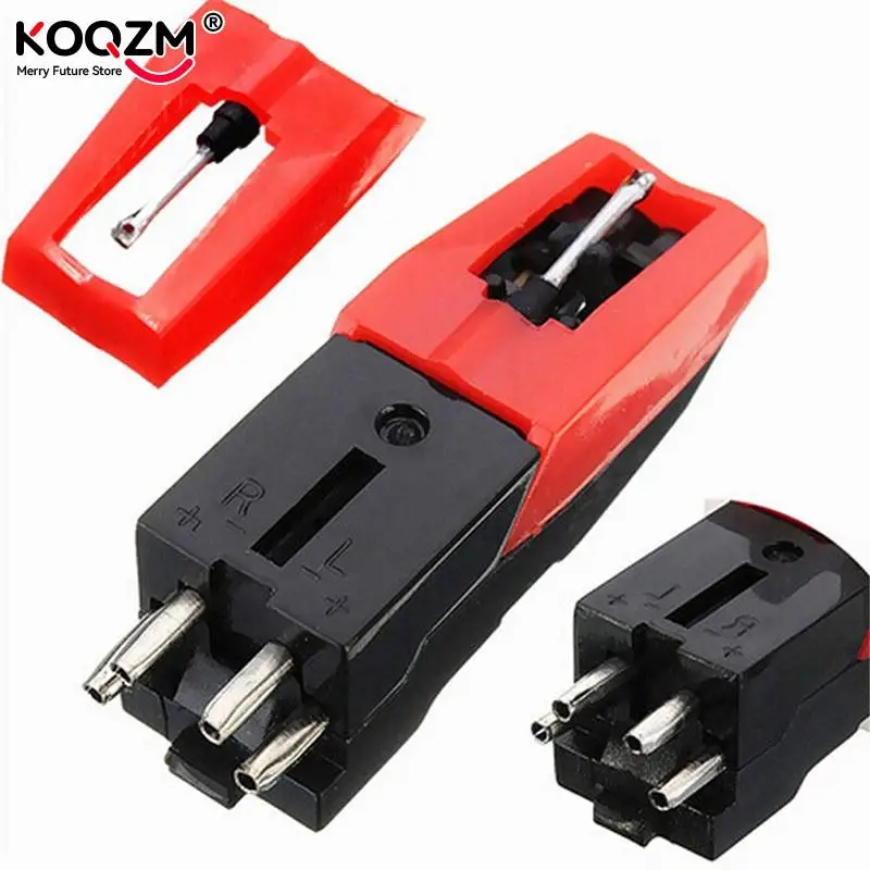 Aguja para tocadiscos, accesorio para reproductor de vinilo Lp, fonógrafo, gramófono, tocadiscos, 1 piezas