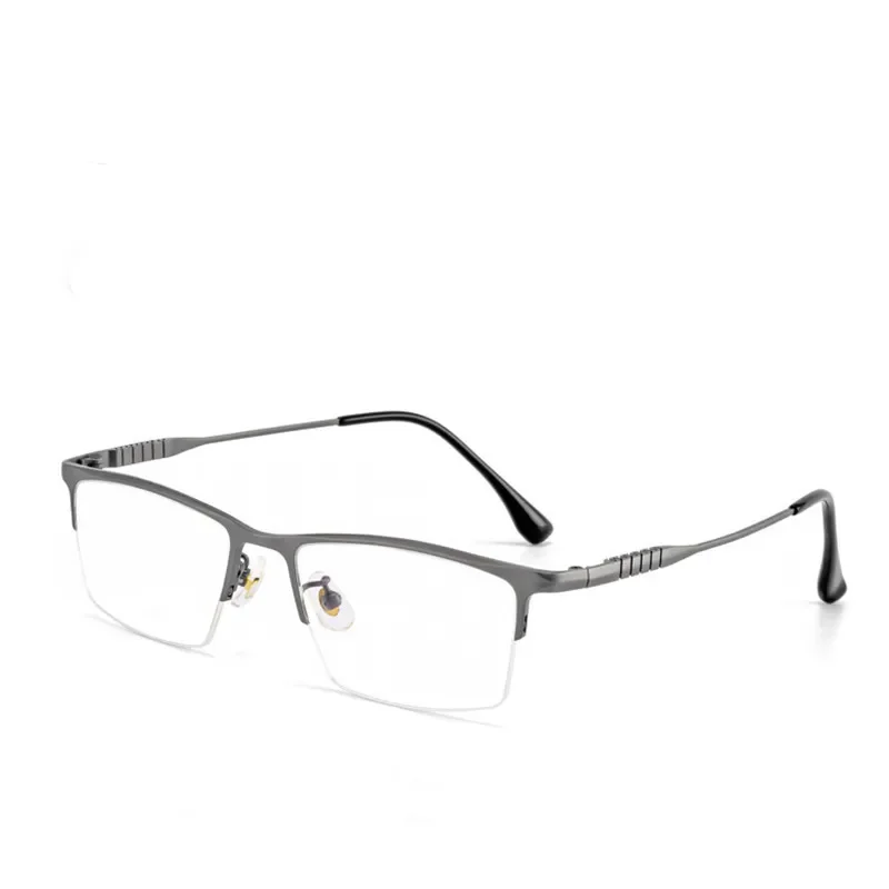 Pure Titanium Ultra Llight Half Frame Men And Women's Photochromic Presbyopia Glasses ComputerReader And Writer With Diopter image 6