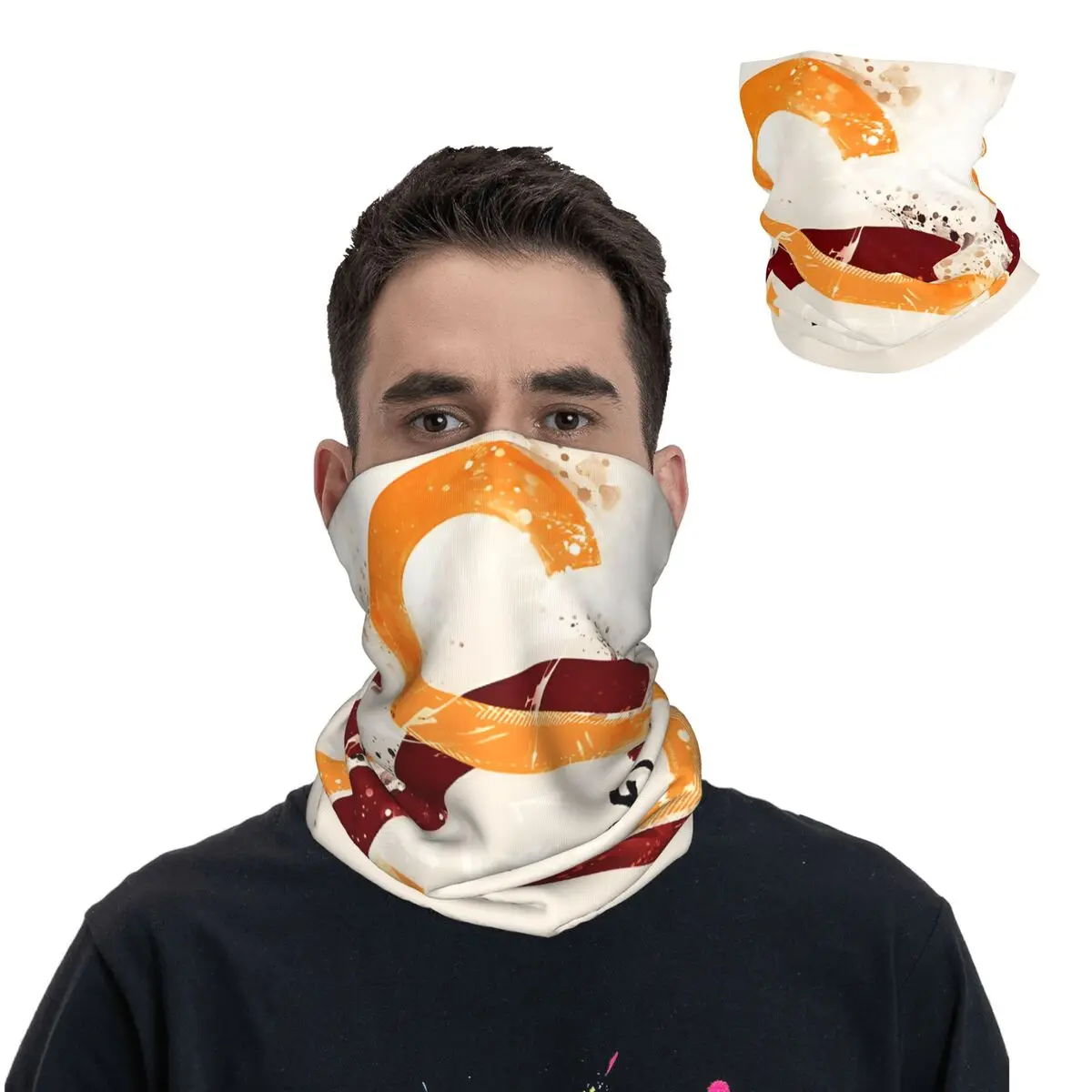 

Logo Bandana Neck Gaiter Printed Motorcycle Club Galatasarays Face Scarf Balaclava Hiking Unisex Adult Windproof