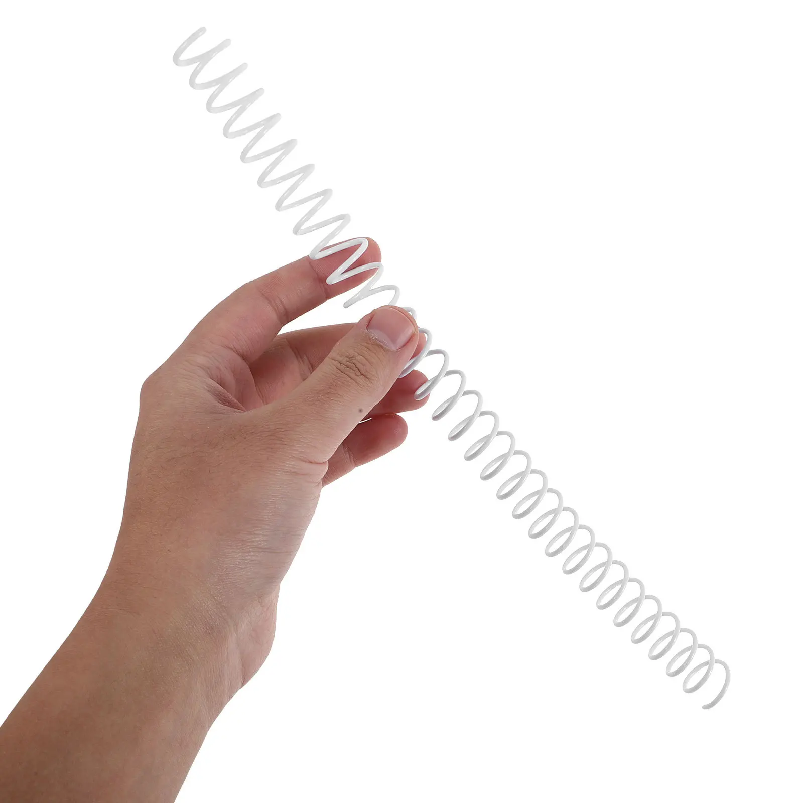 

8Pcs 16Mm Plastic Spiral Binding Coils Flexible Comb Spines for Office Engineering Reports School Binders Binding Accessories