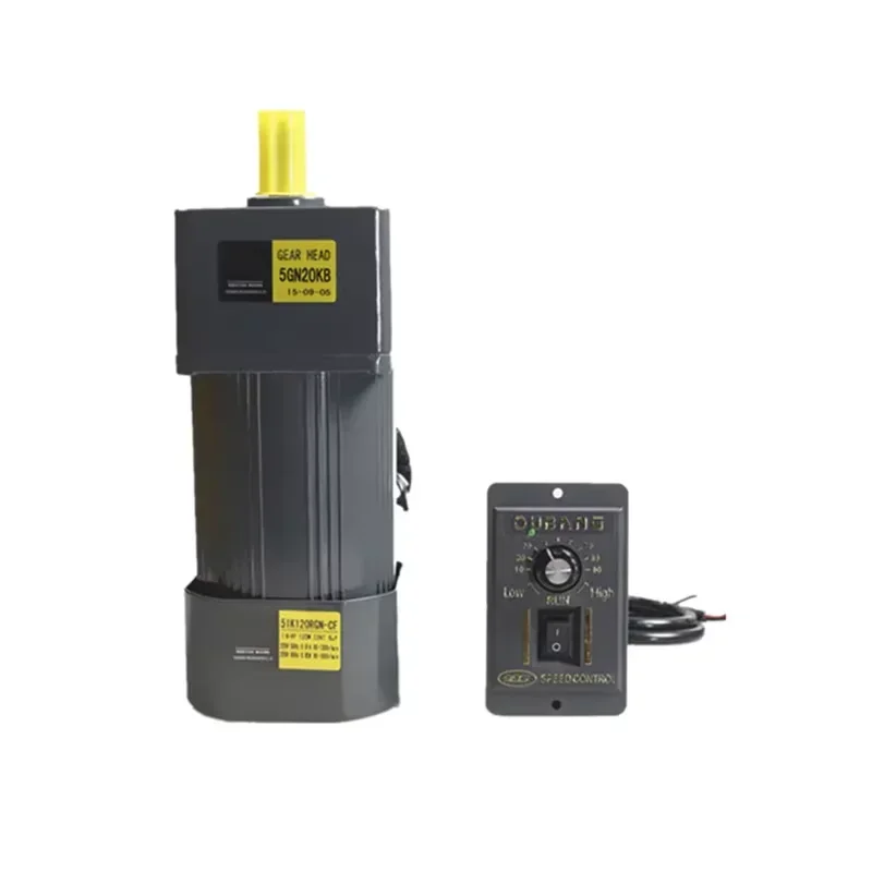 5IK120GU 120W 1phase Low Speed High Torque AC Motor 220V with Gearbox