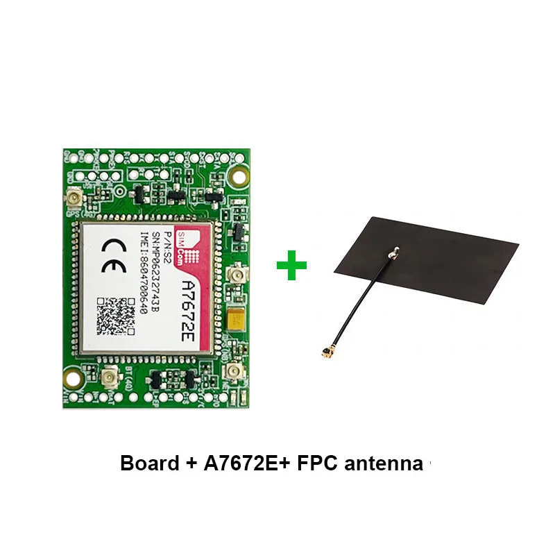 SIMCOM A7672E-LASE Double-row needle Core Board 4G+2G LTE CAT1 Module Modem Board Development kit with Antenna For Europe