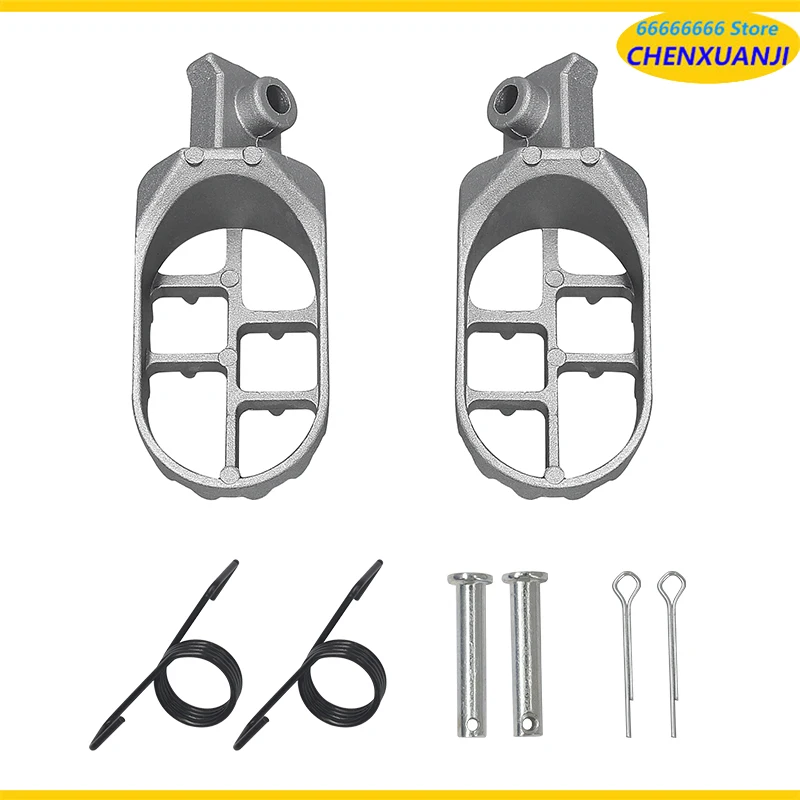 CRF/XR TW200 PW50/80 フットペダルに適したオフロードバイクアクセサリーに適したフットペダル