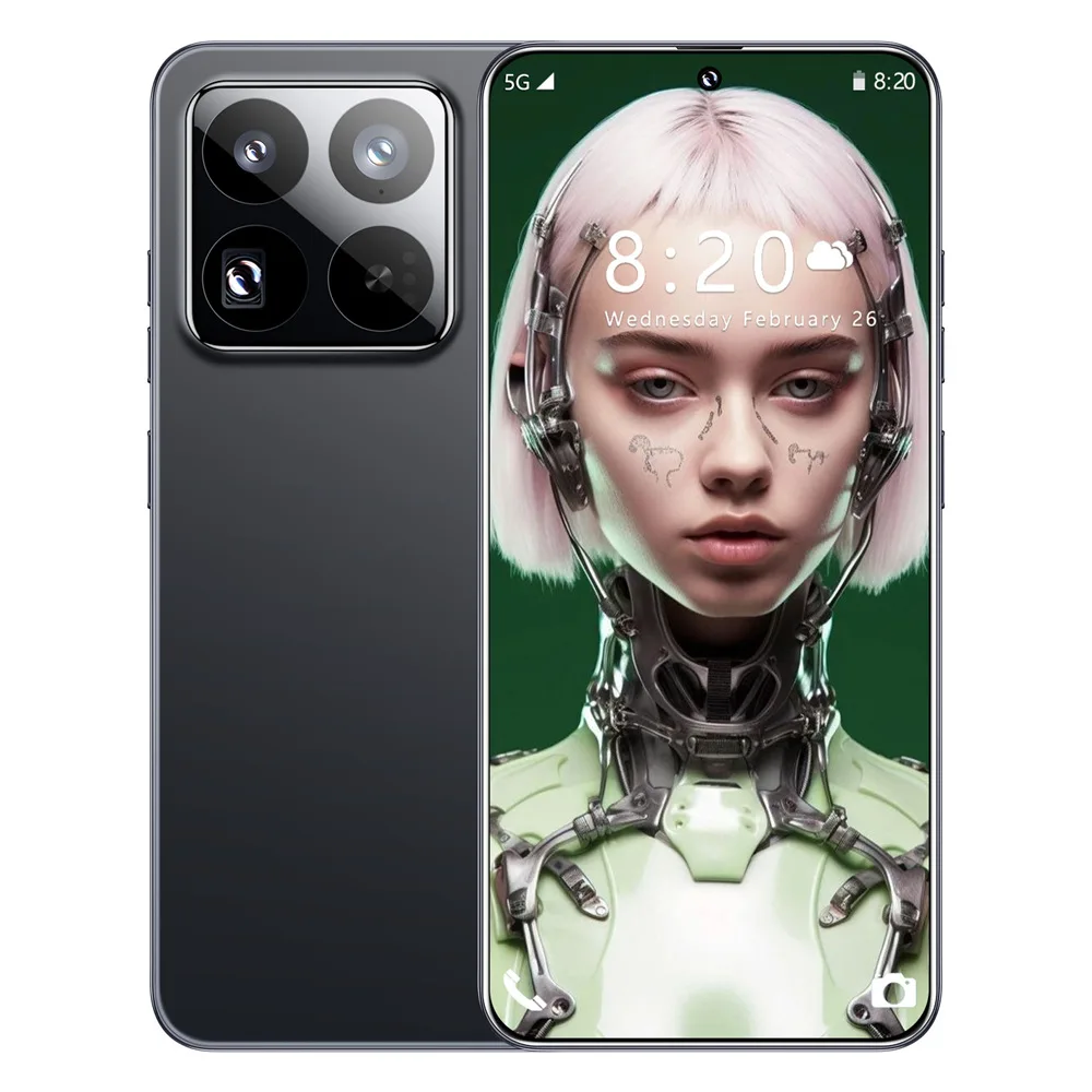 오리지널 안드로이드 15 스마트폰 모델 15T 프로 글로벌 버전 5G 듀얼심 휴대폰 매장 전시용