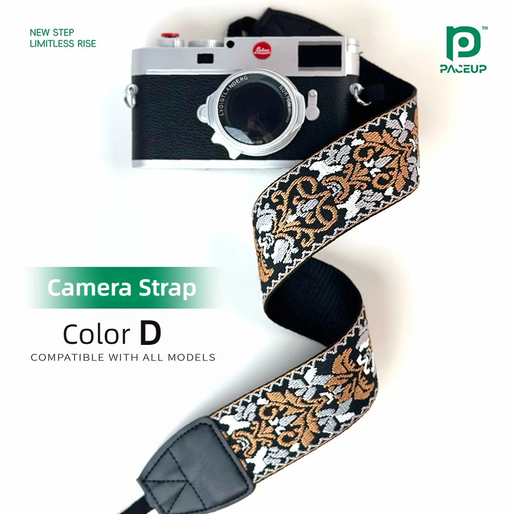 5cm Universal Vintage Camera Neck Straps Widen Shoulder Sling for Canon R5 R6 Nikon Sony Fuji Olympus Pentax Leica Accessories