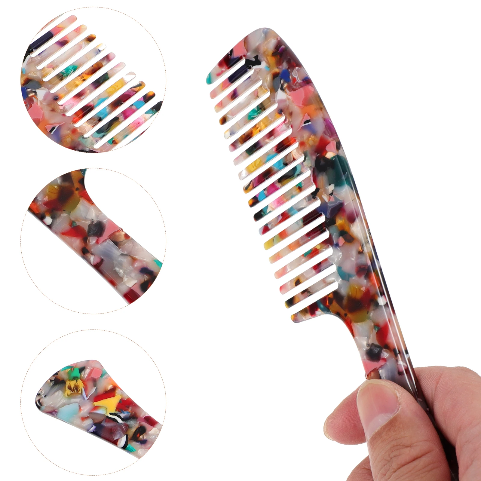 

Barber Comb Simple Wide-tooth Hair Cutting Combs Haircut Exquisite Lightweight Portable Hairstyling