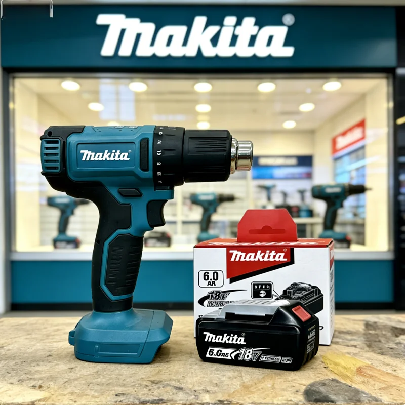 DHG181 18V Makita hot air gun 3200W high-power small digital display hot air gun, film coating, stitching, heat shrink gun