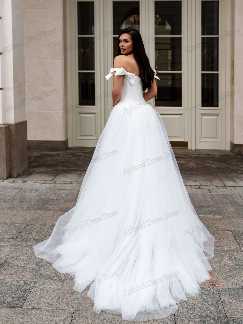 فساتين زفاف عصرية زي العرائس رشيقة بسيطة تول طبقات رداء للحفلات الرسمية الكلاسيكية Vestidos De Novia مخصص 2025