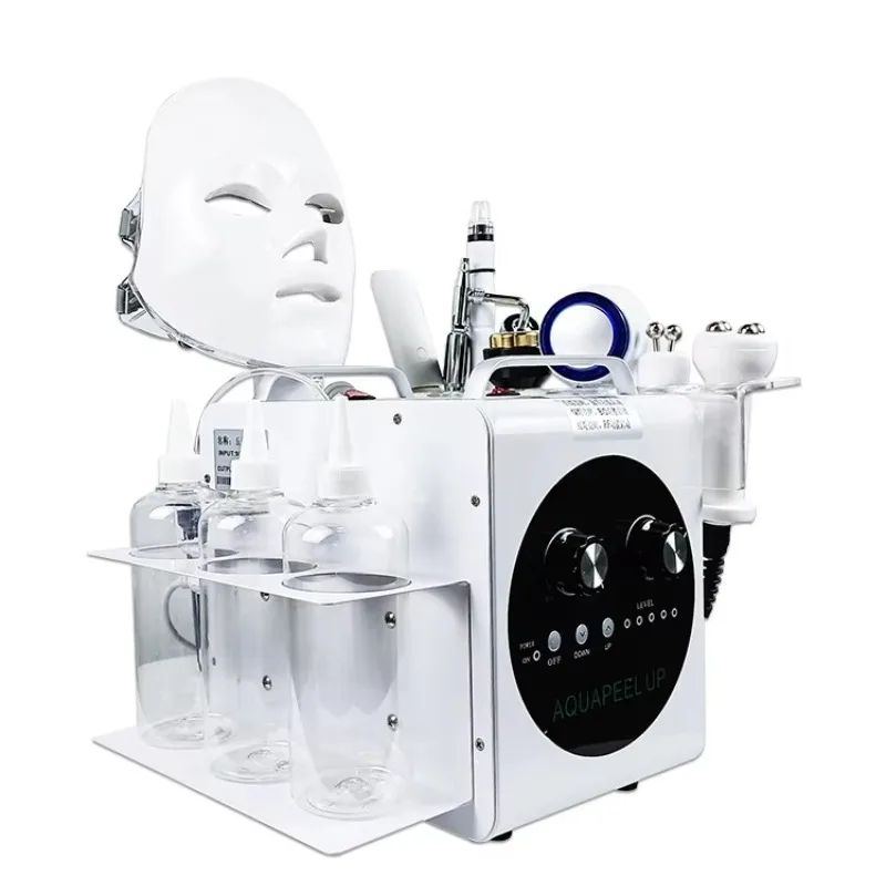 YTYINUltra-Micro 9-in-1 kleine bel schoonheidsinstrument Gezichtsporiereiniging Mee-eter verwijderen Hine Zuurstof Jet EU / US Plug Salo