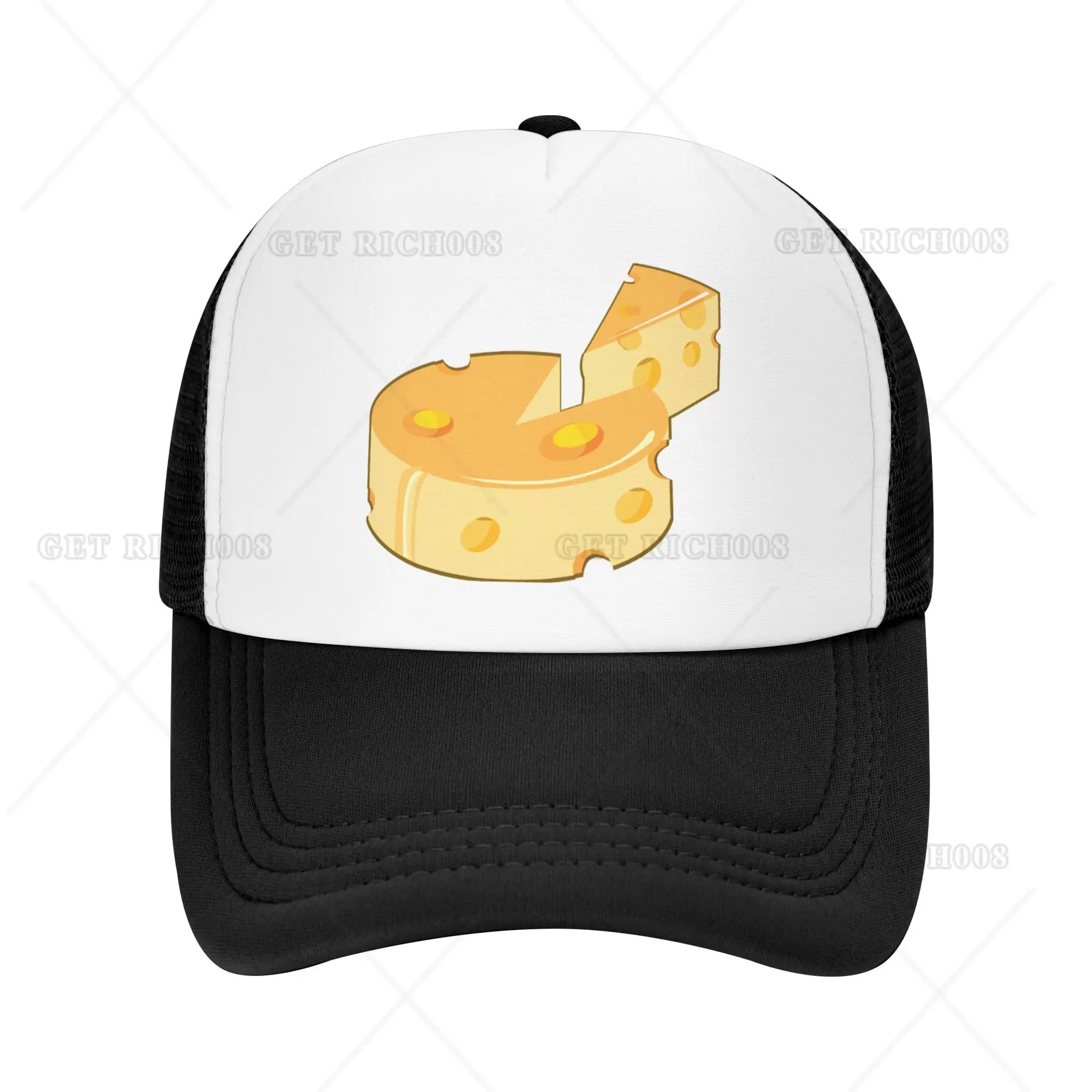 

Cheese Lover Baseball Hat Vintage Funny Trucker Hats Novelty Sun Cap Breathable One Size Perfect for Daily Wear