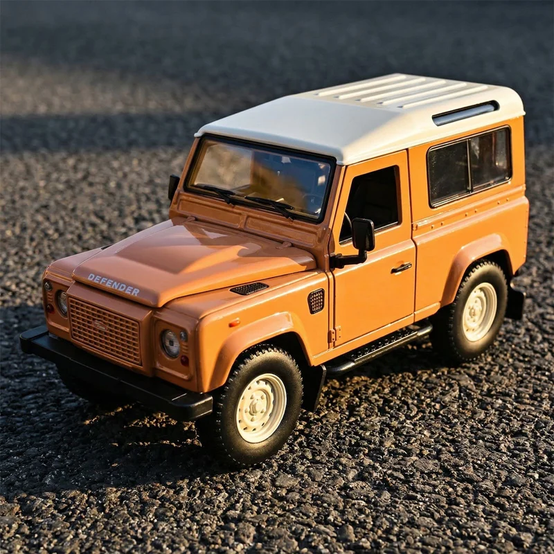 1/24 Land Range Rover Defender 90 SUV Modello di auto in lega Diecast in metallo Classico fuoristrada Modello di auto Simulazione Giocattolo per bambini Regalo