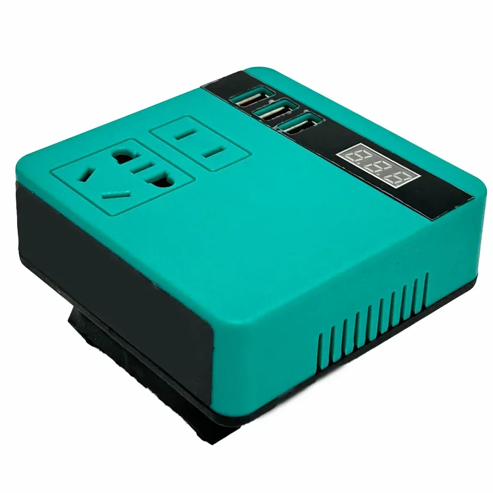 Lithium Battery Inverter With Current Display AC 220V/DC 5V/12V Inverter Power Bank Battery Transformer