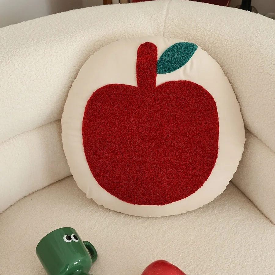 

Fun Gift Giving, Vintage Embroidered Pillows, Apple Cushions, High-End Living Room Decorations, Birthday Gifts