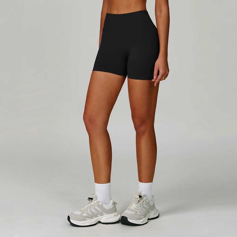 

New Summer Seamless High-waisted Hip Lift Leggings No Awkward Line Sexy Yoga Sports Shorts for Women Gym Running Fitness Tights
