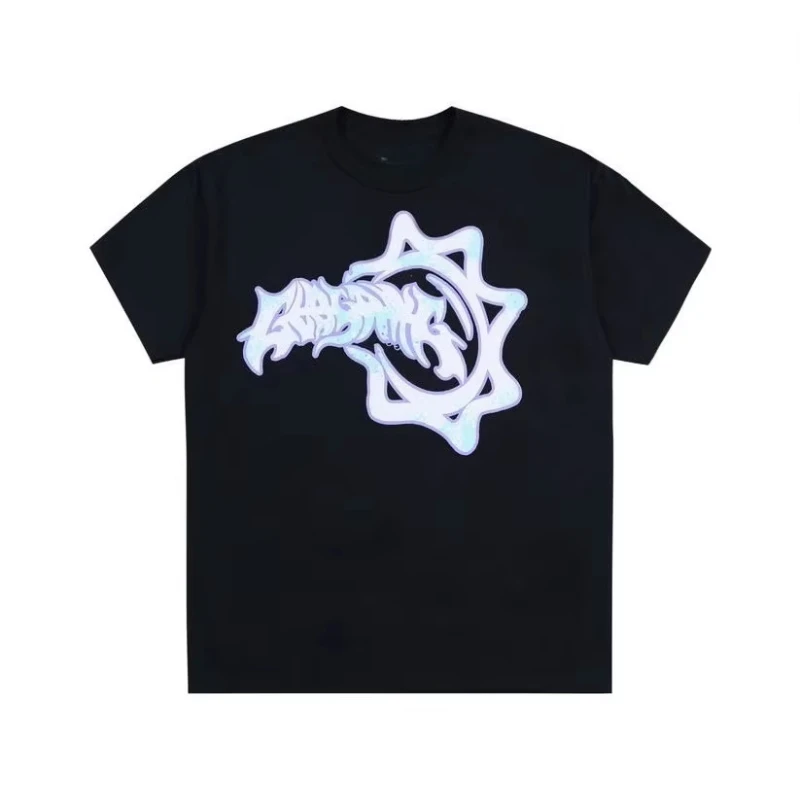 

2025 New Summer Y2K Hip Hop GOLOGANG Cartoon Print T-Shirt Men Women Loose Fit Streetwear Short Sleeve Top Vintage Graphic Tee