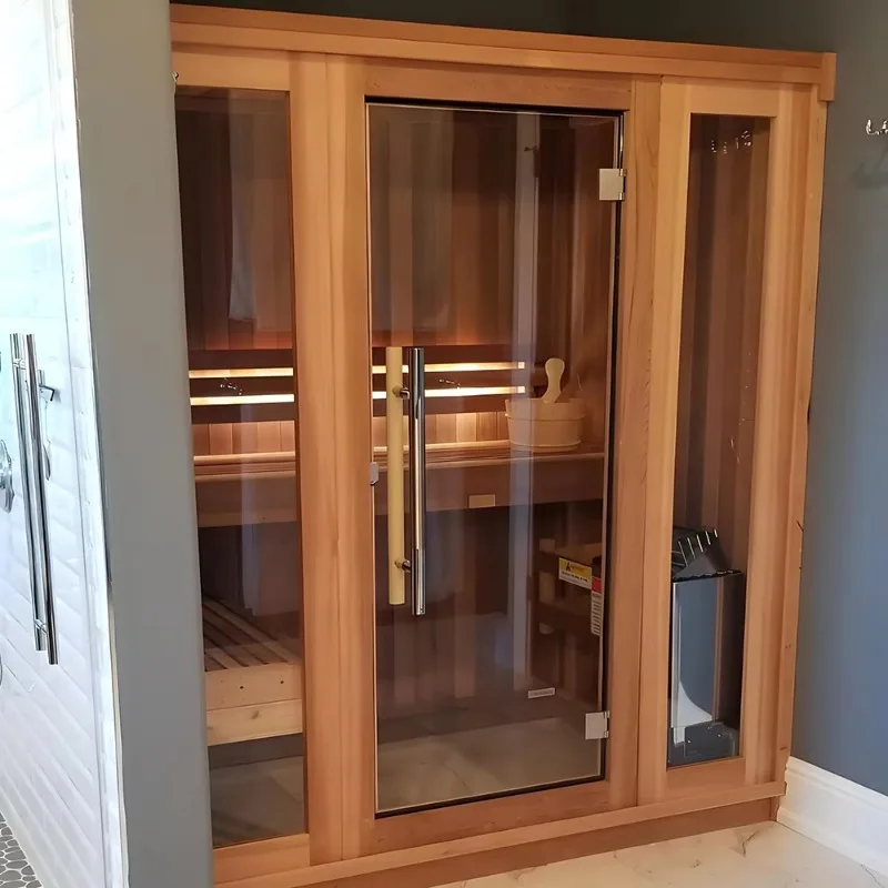 Customization Steam Shower Enclosure WIth 8mm Tempered Glass Steam Sauna Room Bathroom Shower Cubicle Bath for 2 Persons