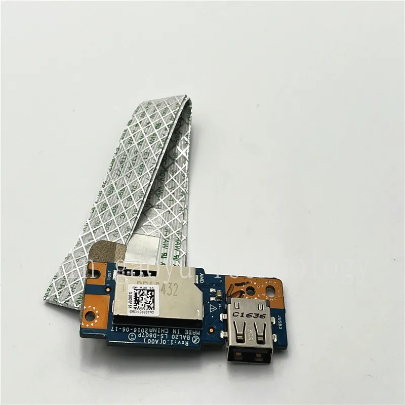 

Usb-кардридер для DELL Inspiron 15 5000 5565 15-5567, 0GRRCY BAL20 LS-D807P 0F8K7