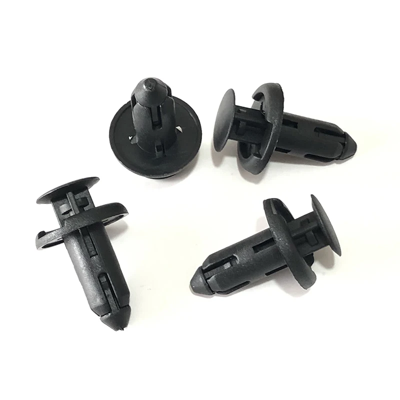 Preto Plástico Veículo Bumper Clips, Fastener Buckle, Interior Trim Card, forro da porta, braçadeira fixa para Toyota, 11816, 8mm, 10pcs