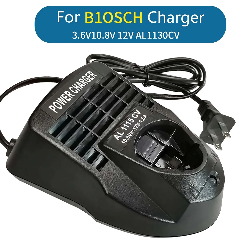 12V 10.8V AL1115 CV Li-ion Battery Charger For Bosch BAT411 BAT412 2 607 336 996 TSR1080 GSA10.8V GWI10.8V Electrical Tool Drill