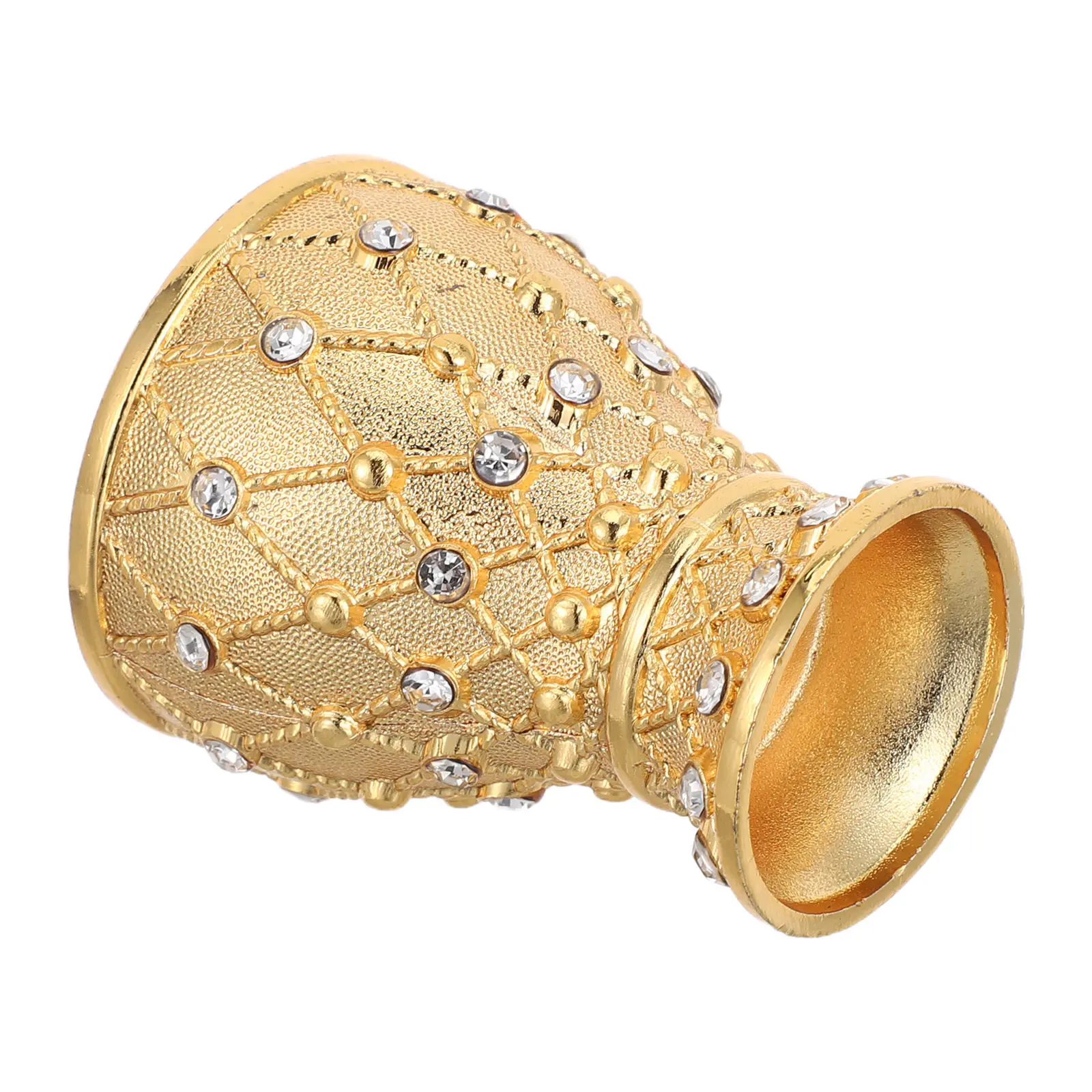 Vintage Gold Goblet Wine Chalice Mini Communion Cup Medieval Drinking Goblet for Baptism Party Wedding Church Supplies Holy