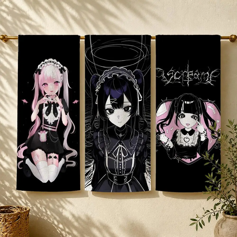 Fashion Aesthetic J-Jirai Kei Towel Towel beach towel, quick drying absorbent bath towel for Swim,Gym,Camping,Outdoor hot