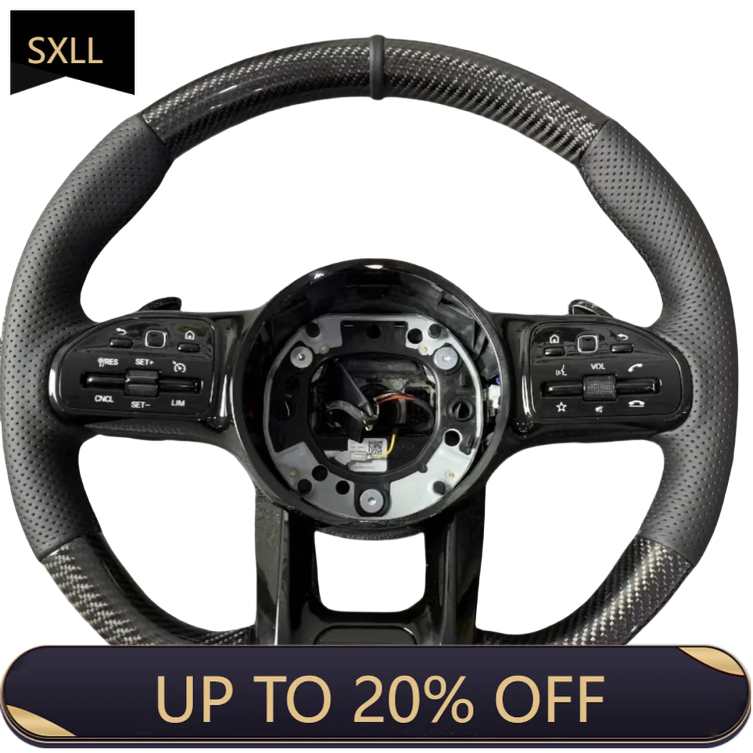 

SXLL S-class E-class C-class W203 W205 W221 high-grade high-grade leather steering wheel with excellent quality