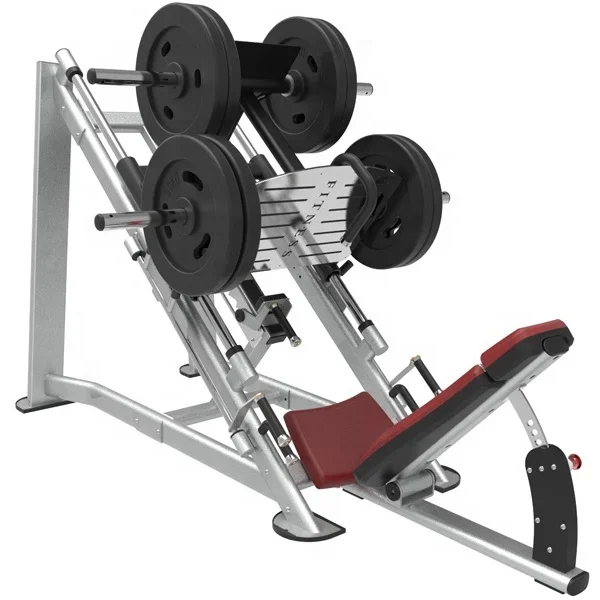 Steel Plate Loaded Machine, Best Selling American Style Sport Equipment Plate Loaded Machines Linear Leg Press