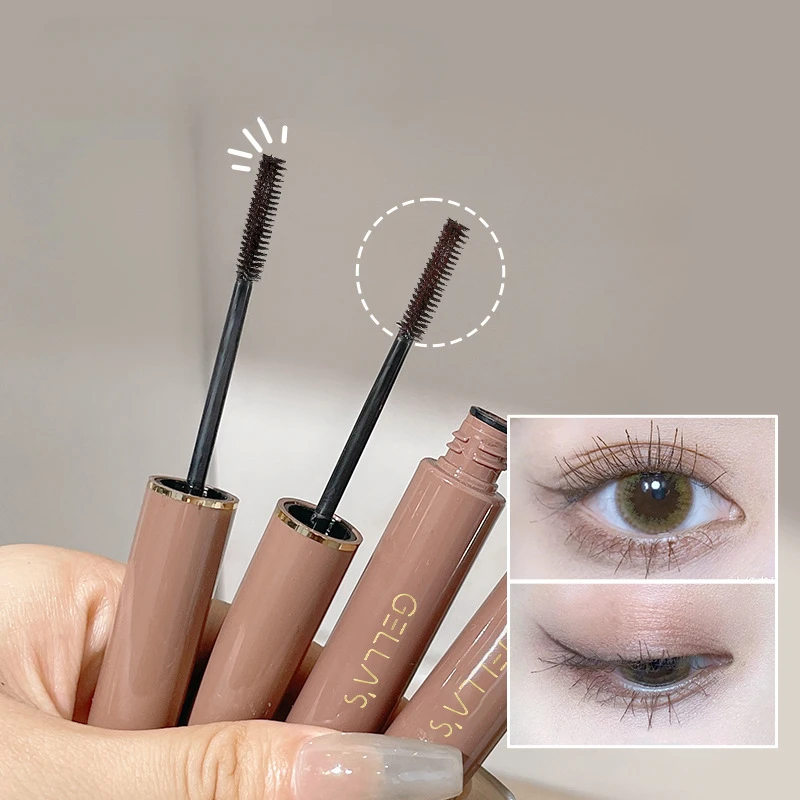 Double Sided Dual Use Brush Head Black Brown Mascara for Eye Waterproof Lasting Curling Anti Smudging Mascara Makeup Accessories