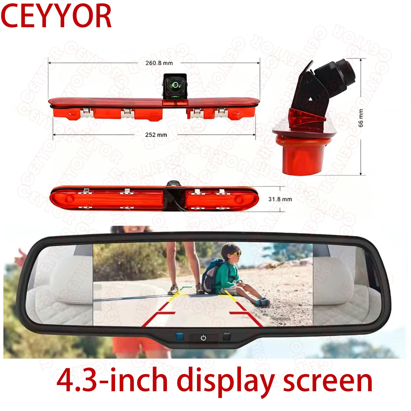 for Reverse parking camera For Peugeot Expert/Traveller Citroen Jumpy/SpaceTourer Toyota Proace Opel Vivaro C Vehicle