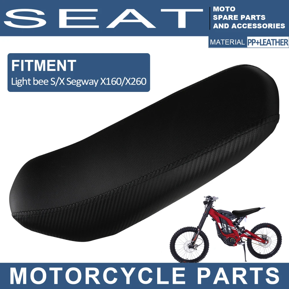 Motorradsitz für Surron Light Bee X S für Segway X160 X260 Elektro-Dirt-Bike E-Bikes PP-Leder Motorradzubehör