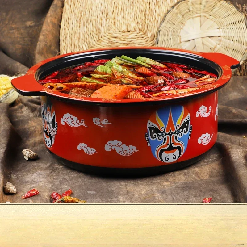 

Household Mandarin Duck Skewer Pot, Creative Face Styling Hot Pot, Induction Cooker and Gas Stove Universal Cooking Pot