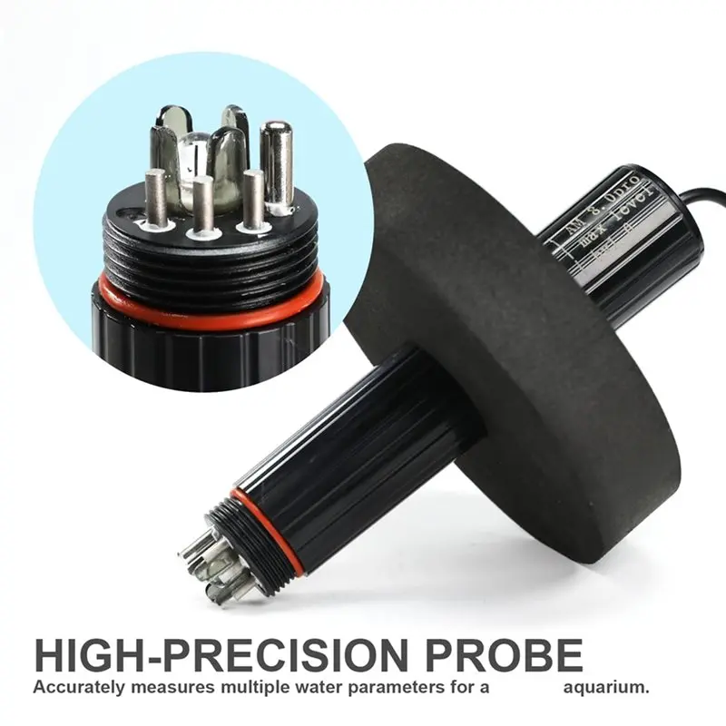 AC88-For Aquarium, Fish Tank& Hydroponics, Aquaculture Compatible Wifi Water Quality Monitor Multi-Parameter Smart Probe