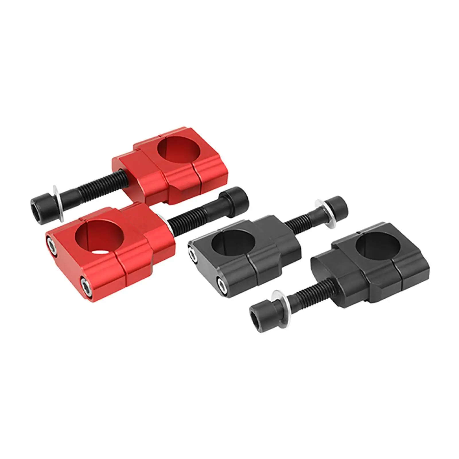 Motorbike Handlebar Bar Mount Clamp Riser Adaptor Aluminum Alloy for 28mm Tapered Handlebars Easy Installation Upgrade