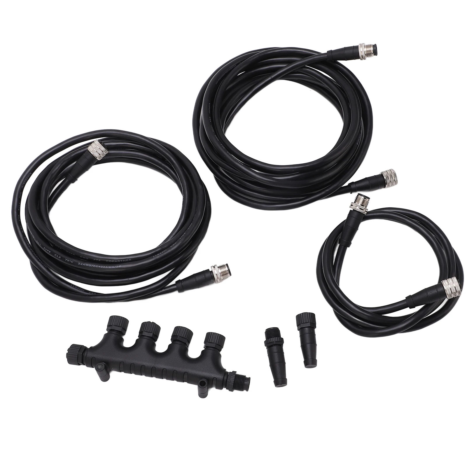 Marine NMEA 2000 Starter Kit Cable Connector Termination Combination ABS Rustproof Universal N2K Terminator NMEA 2000 Terminator