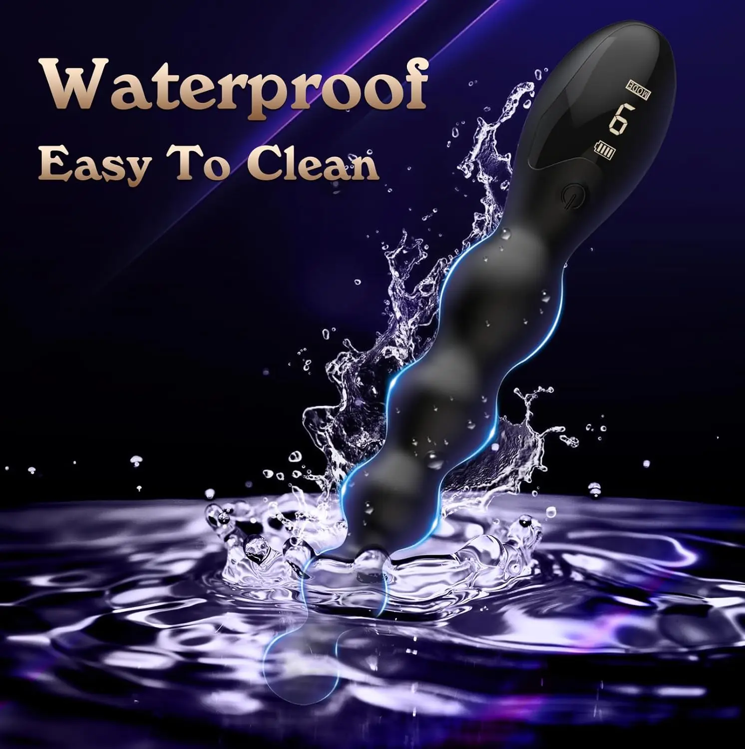 Male Vibrating Butt Plug Anal Beads Vibrator Sex Toys for Women Couple Ass Dildo Prostate Masturbation Massager Men and Female