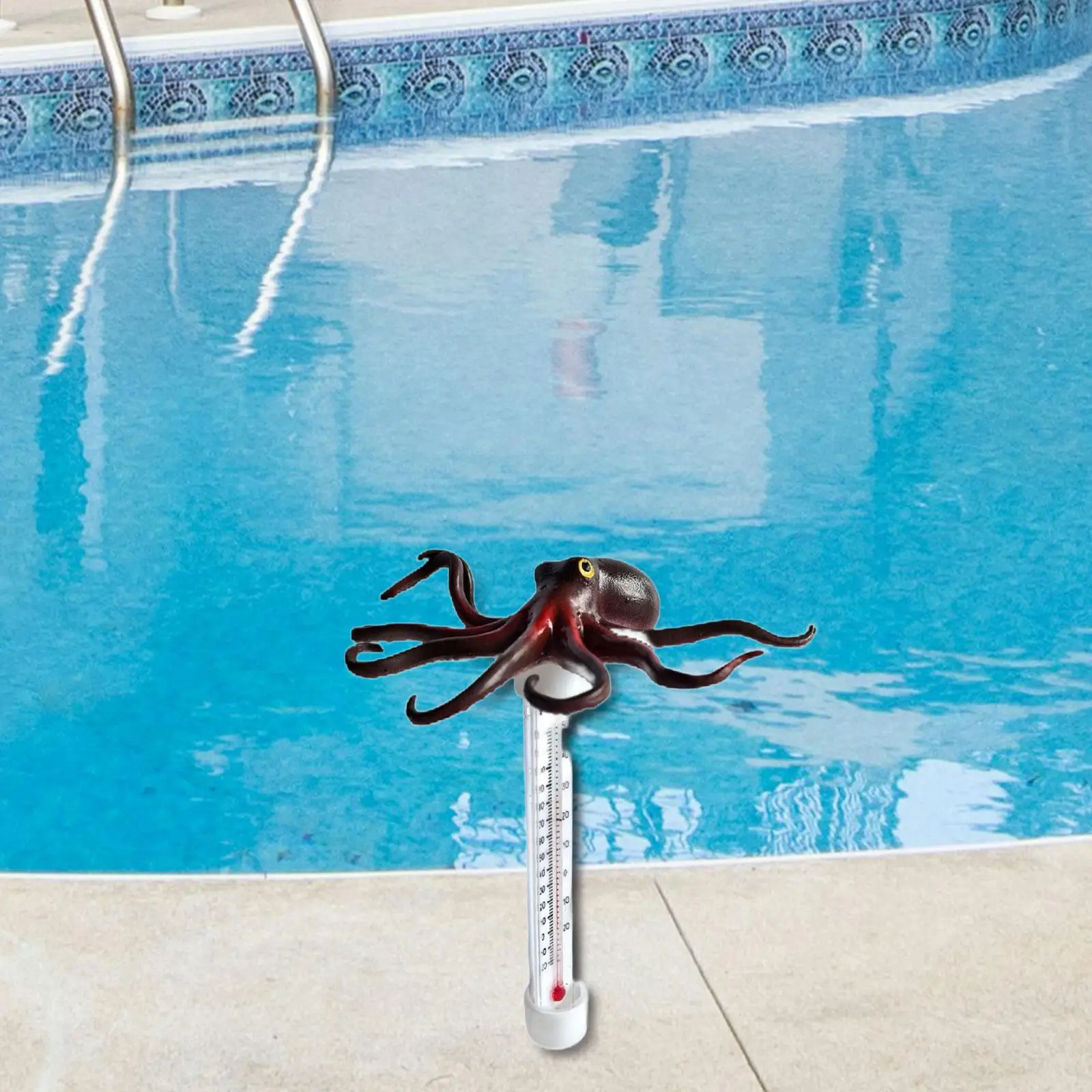 Water Temperature Gauge Aquariums Indoor Outdoor Floating Pool Thermometer