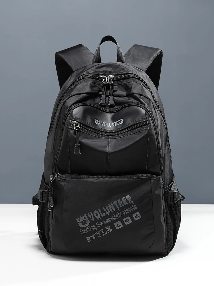 Freiwillige Herren Schul rucksäcke Schult asche leichte Computer tasche Jungen 1832 lässig Oxford Stoff wasserdichten Rucksack 2013-04