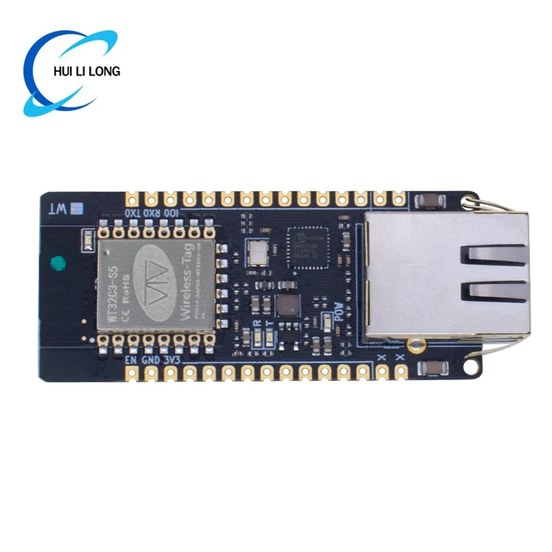 ETH01-EVO وحدة عرض التنوير ESP32-C3 واي فاي بلوتوث إيثرنت 3 في 1 بوابة إنترنت الأشياء المحدثة WT32-ETH01