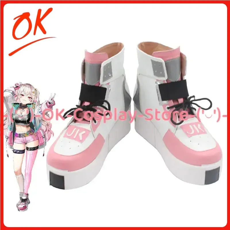 DY20 [حسب الطلب] أحذية جاكال التأثيرية عالية الكعب NIKKE آلهة النصر أنيمي لعب الأدوار الدعائم حفلة الهالوين كرنفال بولي Leather الجلود B