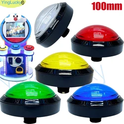 10pcs Arcade LED Button 100mm round convex button amusement machine coin machine parts arcade button wholesale link