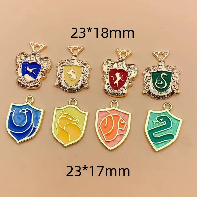 10pcs  Enamel Cartoon Anime Magic Medicine Bottle Badge Pendant Lion Charms Snake Charms Bird Charms Dog Charms Accessories