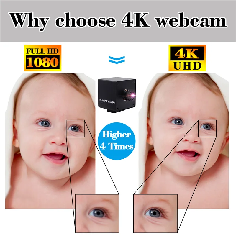 Mini 4K Autofocus USB Camera with 1/2.8