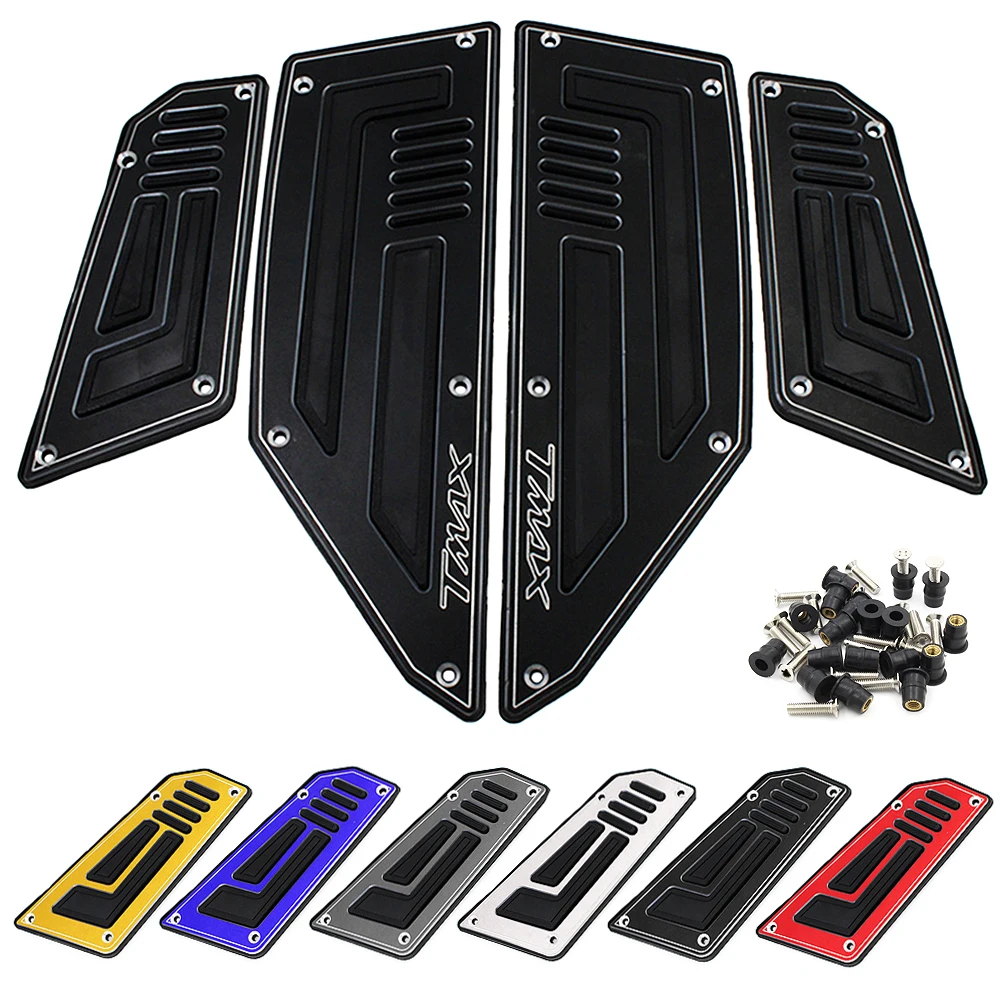 For YAMAHA TMAX530 TMAX 530 T-MAX 530 2012 2013 2014 2015 2016 Motorcycle Accessories Footboard Steps Foot Pegs Plate Pads