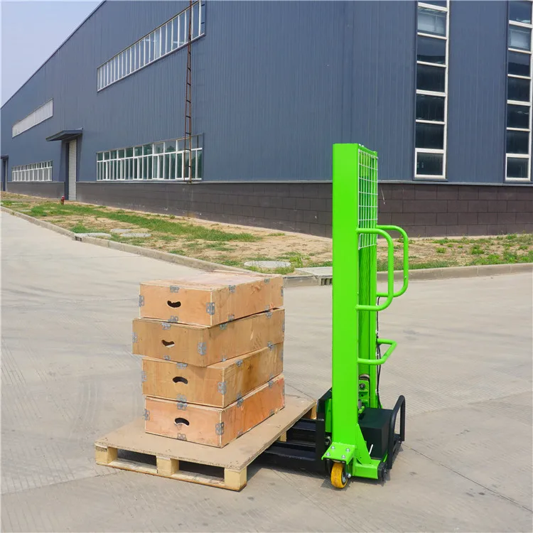 Hot  selling  Pallet For 1.3m Mini Hand Manual 1 Ton Electric Truck Wheel Forklift  for  sale