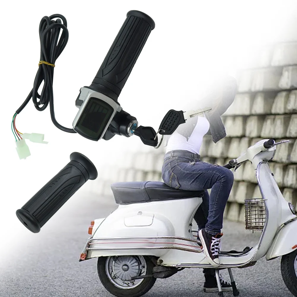 

24 В Запчасти для электровелосипеда ЖК-дисплей для электровелосипеда для электровелосипеда, аксессуар для электрического скутера, аксессуар для электрического велосипеда, замок 19x10x3 см