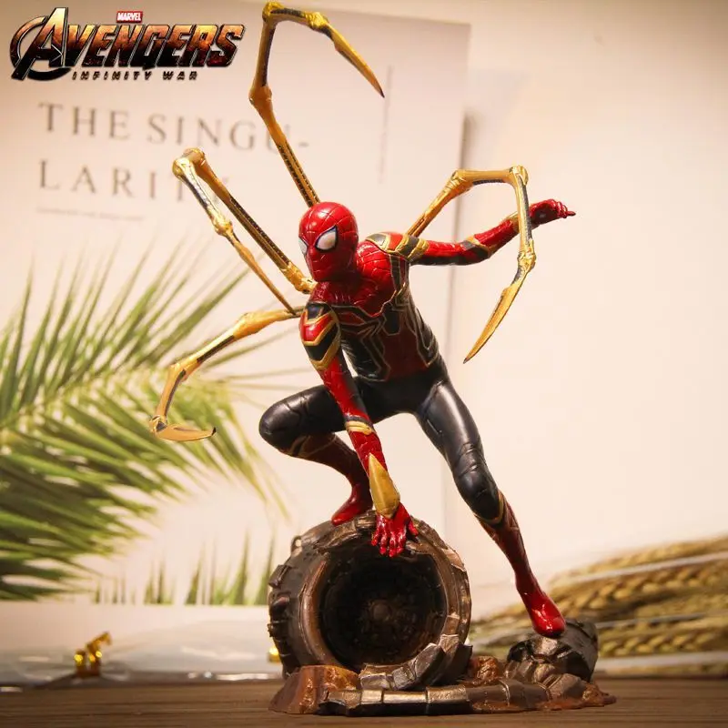 Marvel Spider-Man: No Way Home Action Figure Standing and Squatting Anime Figures Collection Desk Ornament Toy Boy هدية عيد ميلاد