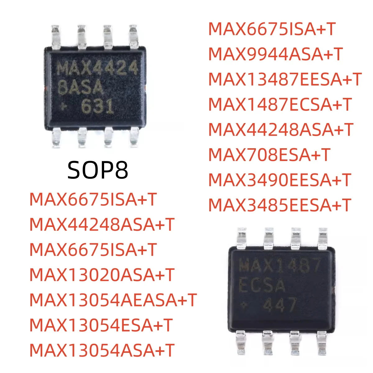 5 Pz MAX6675ISA + T SOP8 MAX44248/6675/13020/13054/6675/9944/13487/1487/44248 Asa/Isa/Aeasa/Esa/Eesa/Ecsa + T Chip Nuovi Accessori