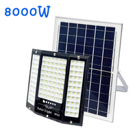 2000w 4000w 8000w Solar Flood Lights LED Solar Powered Spotlight Outdoor Waterproof Reflector Solar with Remote Control Light