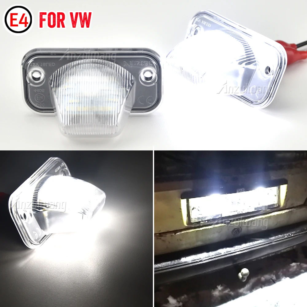 

LED CANBUS License Plate Lights Base for VW T4 90~03, Transporter syncro 1993~2004, Candy 04~, Jetta/Syncro 05~ AUTO Number Lamp