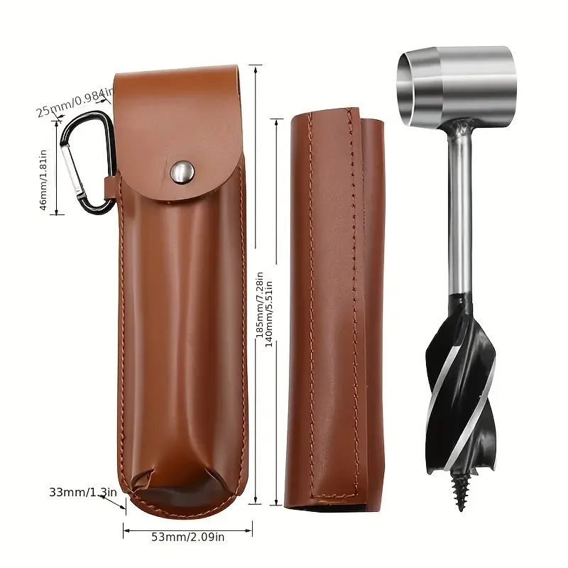 Outdoor Carpenter Drill Bits for Camping Survival Tools Drilling Holes Chopping Wood Accessories Four Blade Support Drill Bits